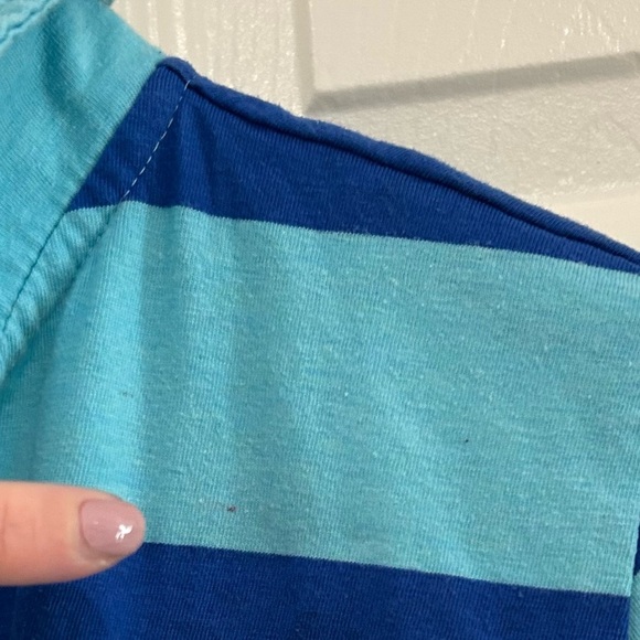 Old Navy & Arizona Jeans Boys Polo Shirts 10/12 Set Short Sleeve Blue Black - Picture 10 of 10